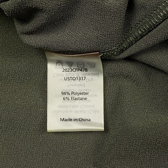 Universal Standard Womens Side Cinch Keyhole Blouse Size 2XL Green - Picture 12 of 15